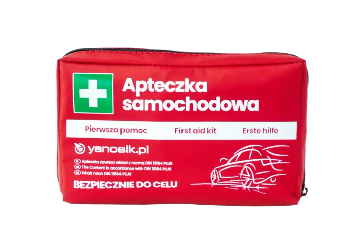 Apteczka samochodowa: Co ratuje życie? Pełna lista DIN 13164