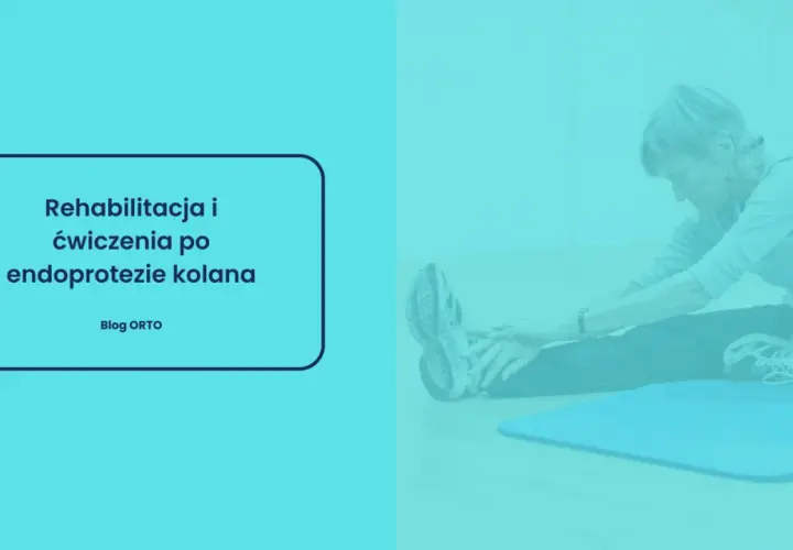 Kobieta wykonuje ćwiczenia po endoprotezie kolana, rehabilitacja jest kluczowa.