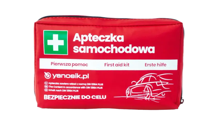 Apteczka samochodowa: Co ratuje życie? Pełna lista DIN 13164