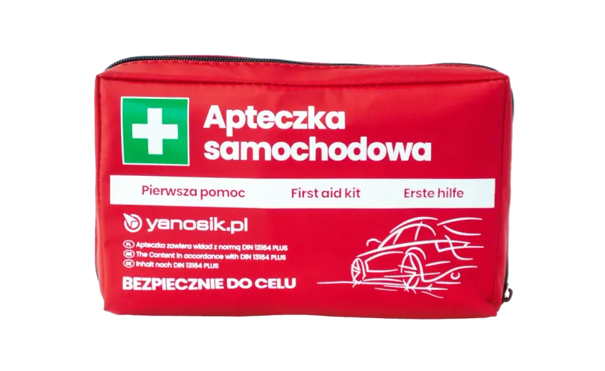 Apteczka samochodowa: Co ratuje życie? Pełna lista DIN 13164
