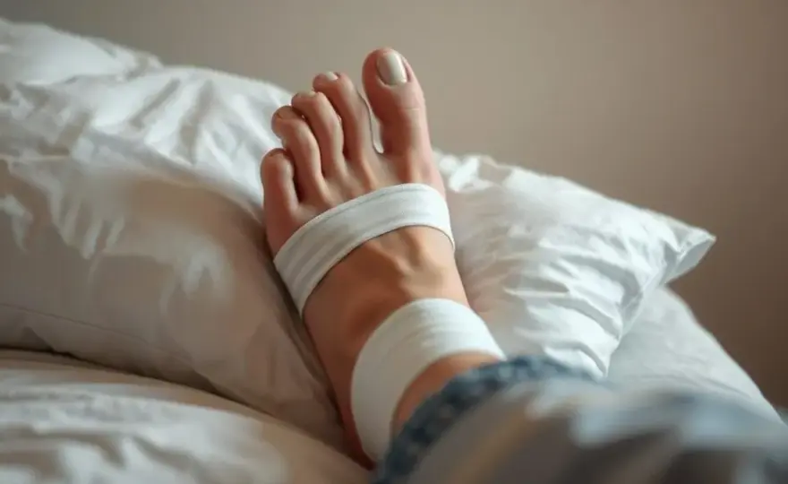 Sen po operacji haluksa: Jak spać bez bólu i ryzyka?