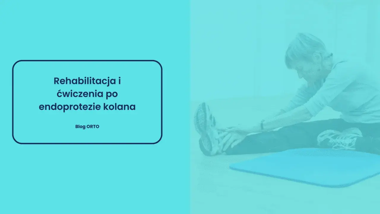 Kobieta wykonuje ćwiczenia po endoprotezie kolana, rehabilitacja jest kluczowa.