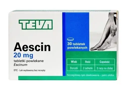 Aescin zastosowanie obrzęki nóg żylaki